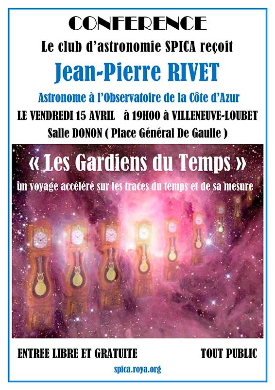 spica conference les gardiens du temps