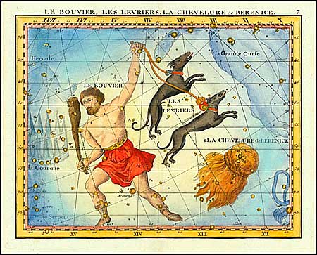 constellations comae berenices bootes cannes venatici and md